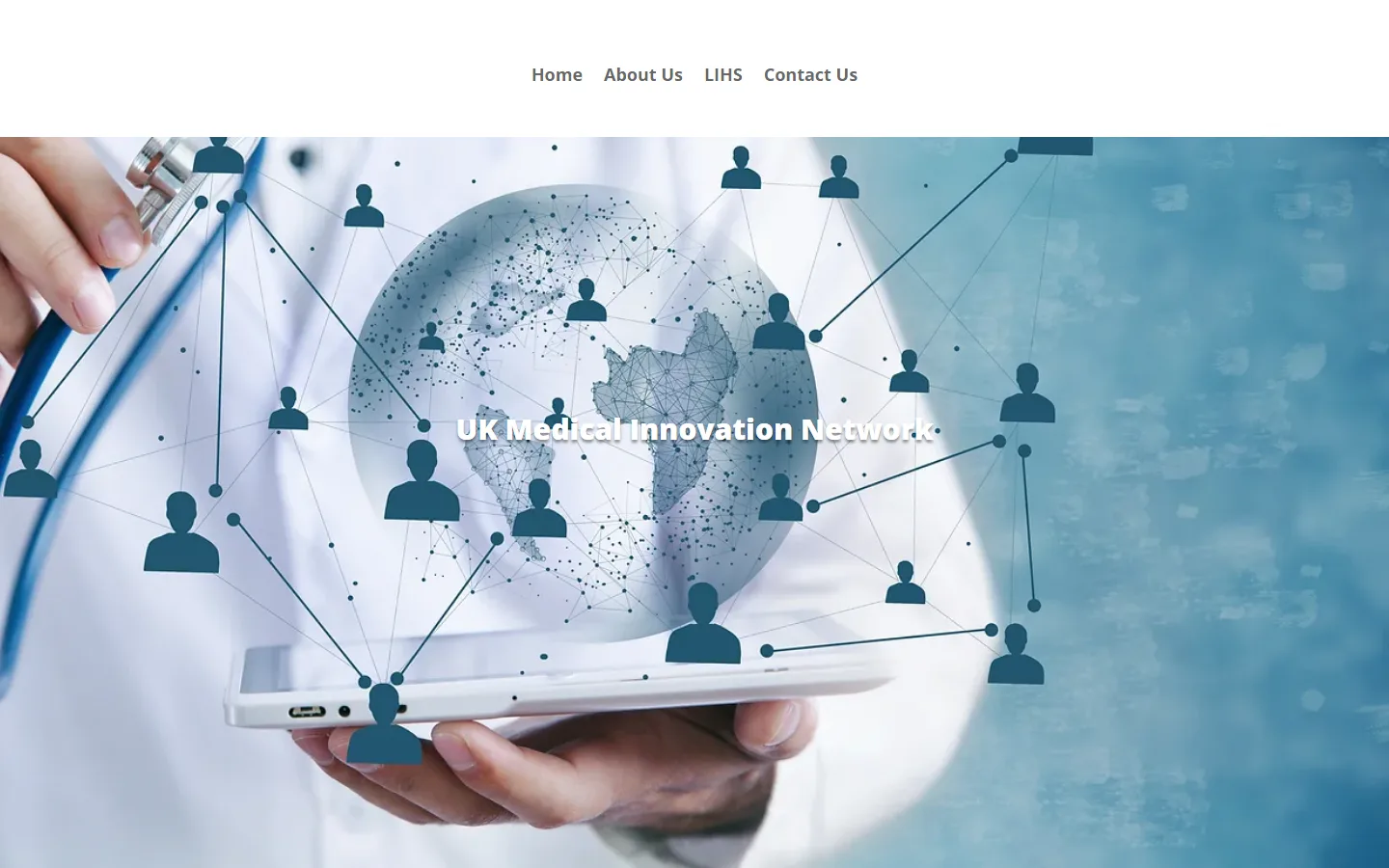 UK Medin website displayed on desktop